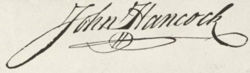 John Hancock's signature