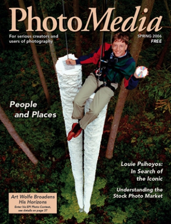 cover of PhotoMedia magazine from Spring 2006