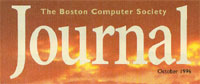 image of Boston Computer Society Journal cover