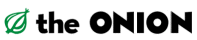 The Onion logo and link to story