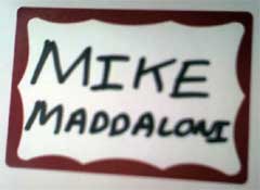 Mike's nametag