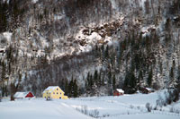 Photo of Norwegian winter landscape in January