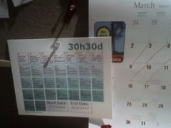 Mike's 30h30d schedule