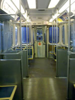 photo of Chicago subway car