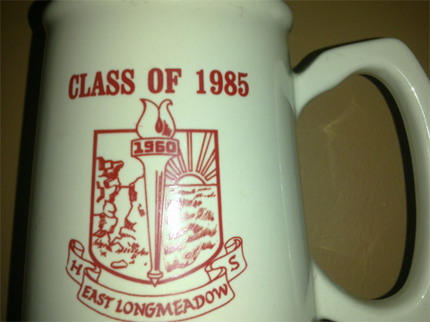 photo of Mike’s high school class mug