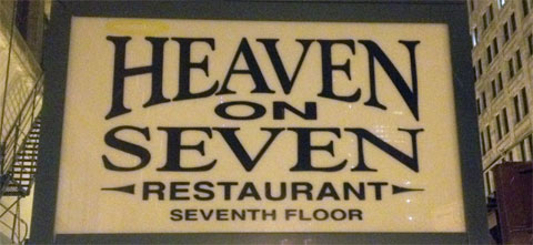 photo of Heaven on Seven sign