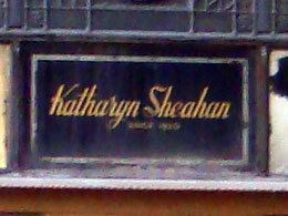 photo of sign Katharyn Sheahan, Since 1920