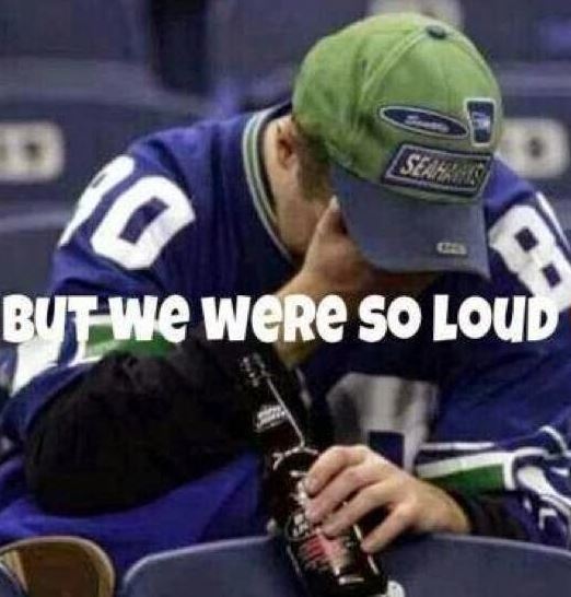 photo of Seahawks loud meme photo of Seahawks loud meme