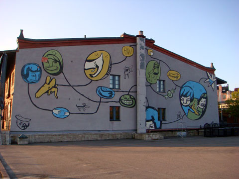 Wordless Wednesday - Mural in Helsinki, Finland Wordless Wednesday - Mural in Helsinki, Finland