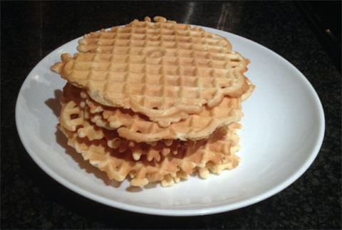 photo of pizzelles