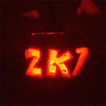 Back Photo of My Halloween Pumpkin