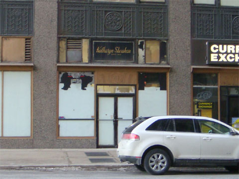 photo of Katharyn Sheahan, Since 1920 storefront