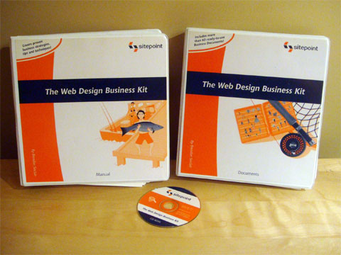 The Web Design Business Kit from SitePoint on eBay