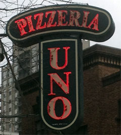 photo of Pizzeria Uno sign