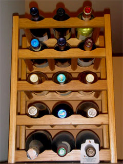 photo of wine rack