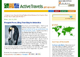 Active Travels blog and forum