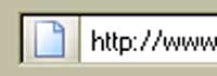 screenshot of address bar with no favicon