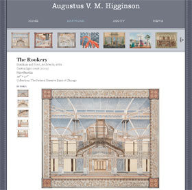 artwork page of Web site of Augustus V. M. Higginson