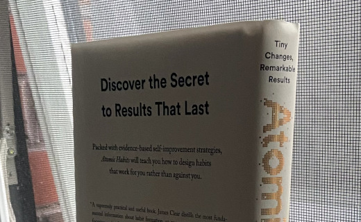 photo of the back cover of Atomic Habits photo of the back cover of Atomic Habits