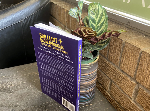 photo of back cover of Brilliant Breakthroughs Volume 4