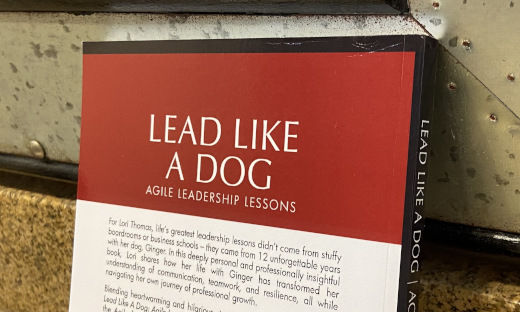photo of back cover of Lead Like A Dog photo of back cover of Lead Like A Dog