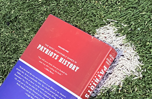 photo of back cover of The Most Memorable Games in Patriots History