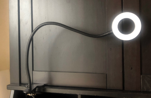 photo of clamp lamp