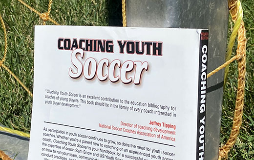 photo of the back cover of Coaching Youth Soccer photo of the back cover of Coaching Youth Soccer