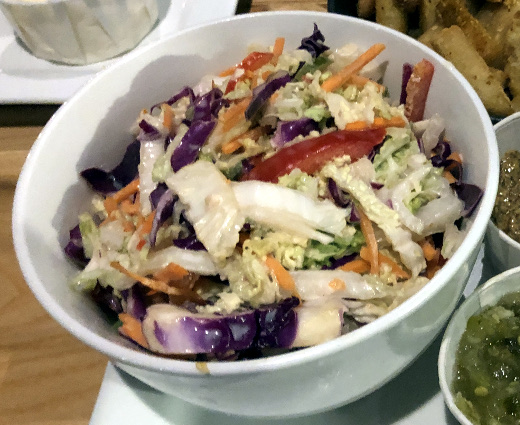 photo of cole slaw at Good City Brewing in Milwaukee