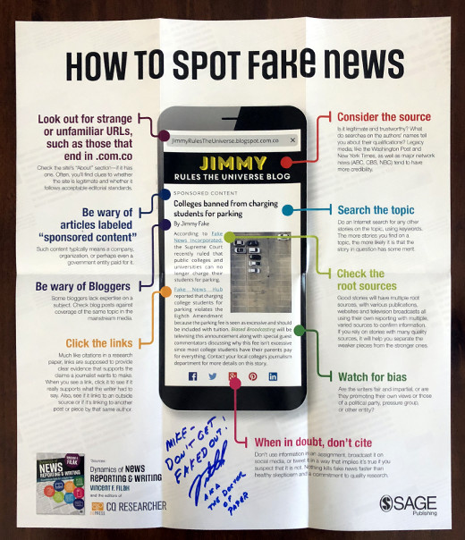photo of poster How to Spot Fake News