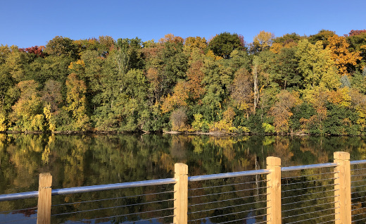 photo of view from Lawe Street trestle trail bridge in Appleton WI photo of view from Lawe Street trestle trail bridge in Appleton WI