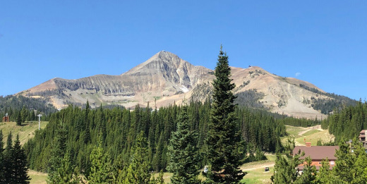 photo of Lone Peak at Big Sky Montana photo of Lone Peak at Big Sky Montana