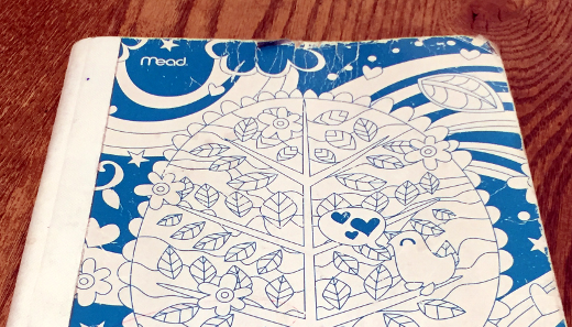 photo of the cover of my old journal ”photo