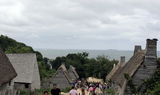 photo of Plimoth Patuxet Pilgrim village photo of Plimoth Patuxet Pilgrim village