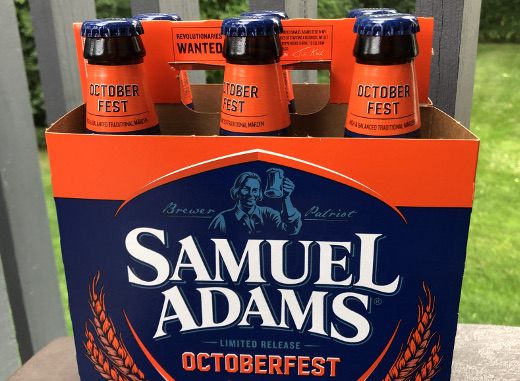 photo of 6-pack of Samuel Adams Octoberfest