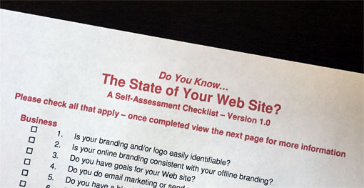 photo of The State of Your Web Site Web Redesign Checklist