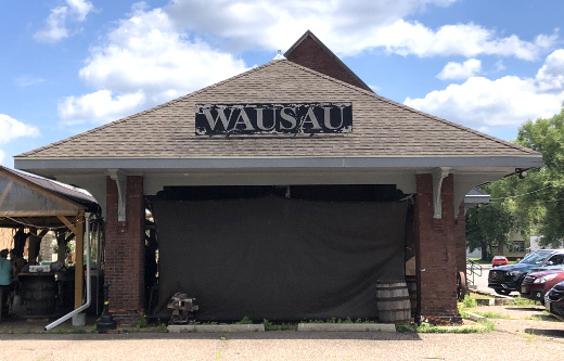 photo of the former Wausau Wisconsin train station
