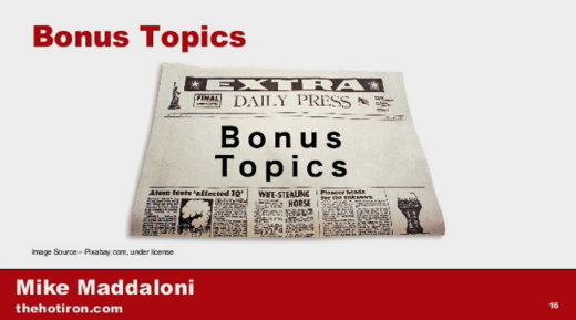 screenshot of Extras slide from guest lecture screenshot of Extras slide from guest lecture